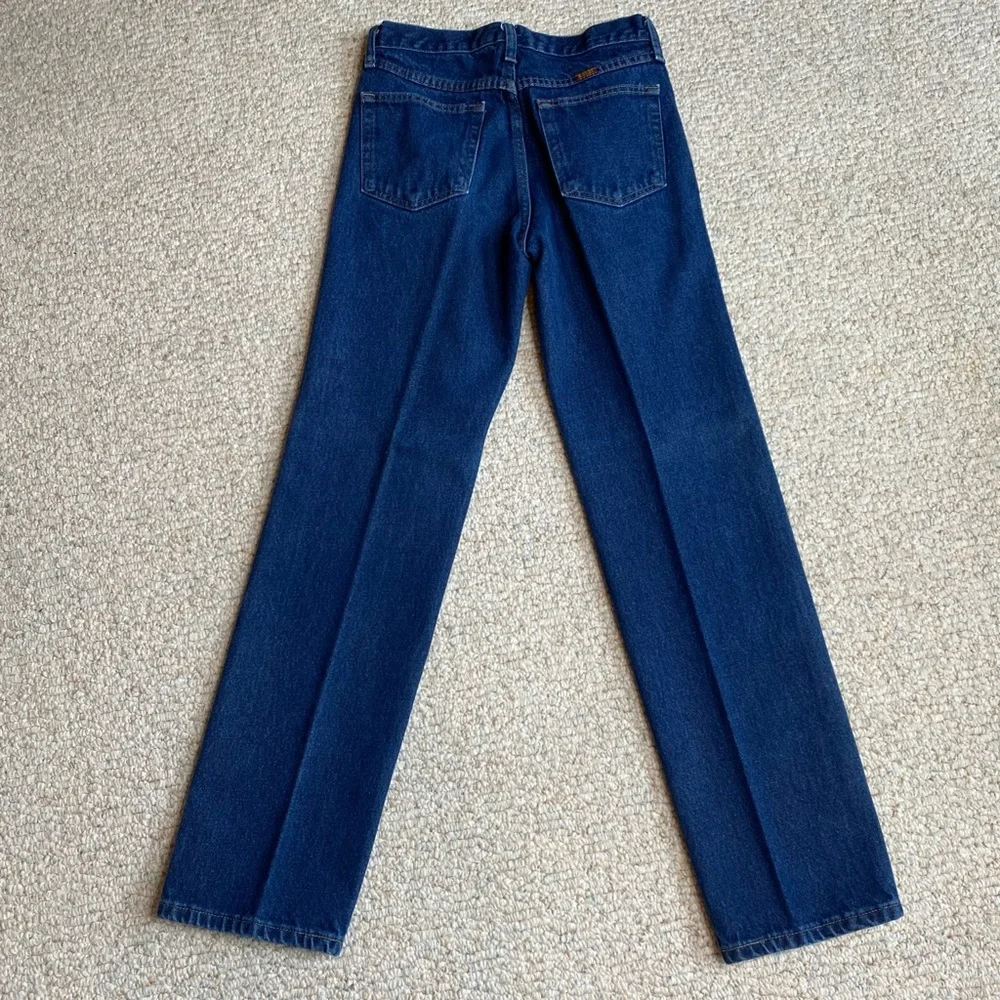 Rustler Wrangler Men's Straight Leg Jeans 100% Cotton Medium Wash 29 x 31 Cowboy - Picture 7 of 11